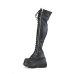 Shaker-374 Demonia Black Str Vegan Leather - Image 4
