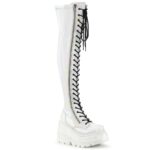 Shaker-374 White Hologram Stretch Patent Demonia - Image 2