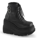 Shaker-52 Black Vegan Leather Demonia - Image 6