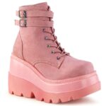 Shaker-52 Demonia Baby Pink Vegan Suede - Image 2