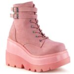 Shaker-52 Demonia Baby Pink Vegan Suede - Image 3