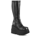 Shaker-65 Demonia Black Str Vegan Leather