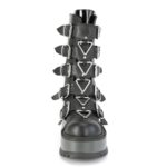 Slacker-160 Black Patent-Vegan Leather Demonia - Image 3