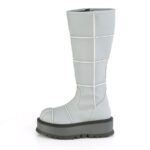Slacker-230 Demonia Gray Reflective Vegan Leather - Image 4