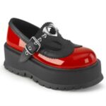 Slacker-23 Demonia Red-Black Vegan Leather - Image 6