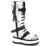 Slacker-260 White Patent Demonia - Image 6