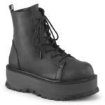 Slacker-55 Demonia Black Vegan Leather - Image 2