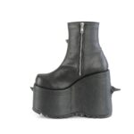 Slay-77 Black Vegan Leather Demonia - Image 4