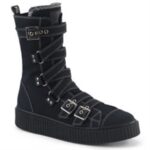 Sneeker-318 Demonia Black Canvas - Image 6