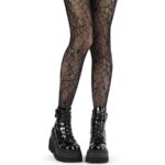 Spider Web Pantyhose Demonia Black Nylon