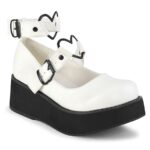 Sprite-02 White Vegan Leather Demonia - Image 2