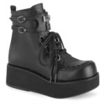 Sprite-70 Demonia Black Vegan Leather - Image 6