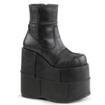 Stack-201 Black Vegan Leather Demonia - Image 2