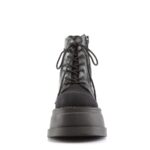 Stomp-10 Demonia Black Canvas-Vegan Leather - Image 3