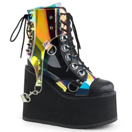 Swing-115 Demonia Black Vegan Leather