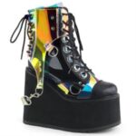 Swing-115 Demonia Black Vegan Leather - Image 6