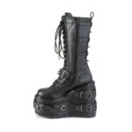 Swing-327 Black Vegan Leather Demonia - Image 4