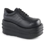 Tempo-08 Black Vegan Leather Demonia - Image 2