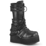 Trashville-138 Demonia Black Vegan Leather - Image 6