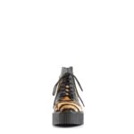 V-Creeper-571 Black Vegan Leather Demonia - Image 3