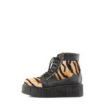 V-Creeper-571 Black Vegan Leather Demonia - Image 4