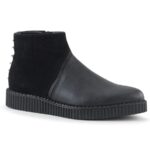 V-Creeper-750 Black Vegan Leather-Microfiber Demonia - Image 2