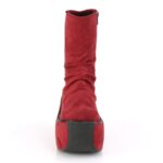 Violet-100 Demonia Burgundy Faux Suede - Image 3
