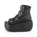 Violet-150 Demonia Black Vegan Leather-Hologram - Image 4