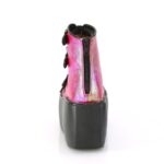 Violet-150 Pink-Green Iridescent Vegan Leather Demonia - Image 5