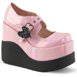 Void-38 Demonia Baby Pink Holo Patent