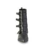 Warlock-110-B Demonia Black Vegan Leather - Image 3