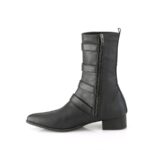 Warlock-110-B Demonia Black Vegan Leather - Image 4