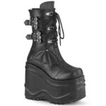 Wave-150 Demonia Black Vegan Leather - Image 2