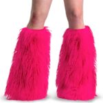 Yeti-08 Hot Pink Faux Fur Demonia - Image 2